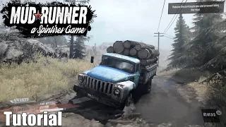 MudRunner Walkthrough Gameplay Part 1 - Tutorial / PC