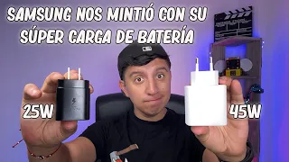 ¿Funciona la carga rápida de 45W de Samsung? Prueba real de batería - Charlypi