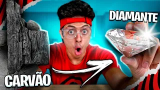 TRANSFORMEI UM CARVÃO EM UM DIAMANTE EM CASA!