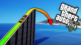 GTA 5 | Can you JUMP OVER the ALAMO SEA?