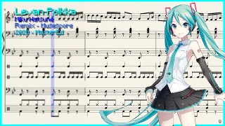 🎌 LEVAN POLKKA [REMIX] | By Hatsune Miku | In G minor  🎌