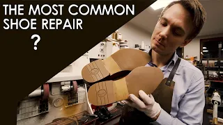 The most common shoe repair ?