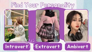 ✨Find your personality Test🌼 | Introvert , Ambivert or Extrovert | Aesthetic quiz
