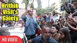 #Super30 Actor Hrithik Roshan Visit's Gaiety Galaxy To See Audience Response