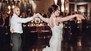 Couple does a tango for first dance & NAILS IT!