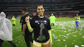 América Femenil Campeón: Sabrina Enciso celebró en grande el título del América Femenil