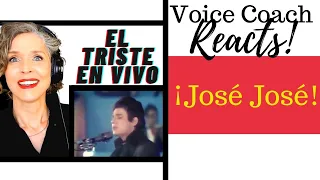 José José - El Triste en vivo | Vocal Coach Reacts & Deconstructs