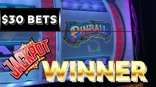 High Limit Pinball Slot JACKPOT! 🥳🎰 Pinball is the new Old Faithful!