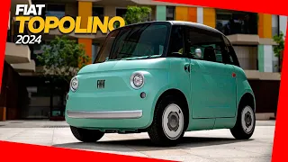 Nuevo Fiat Topolino ¿Mejor que un Twizy? y hasta con Ducha ¡Quiero Uno!