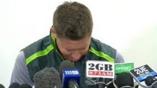 FULL Interview: Michael Clarke Delivers Emotional and Tearful Statement on Phillip Hughes Tribute