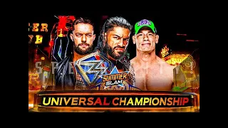 Roman Reigns vs John Cena vs Finn Balor-Triple Threat Match-Universal Championship