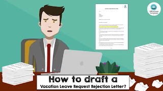 Vacation Leave Request Rejection Letter