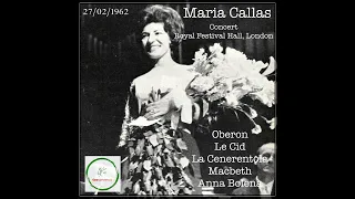 Maria Callas Concert in London (27 February 1962) [In-house Recording]