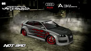 Modif Audi A3 3.2 Quattro - Nfs Most Wanted | Hard Mode Race (2021)