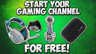 Start A YouTube Gaming Channel FOR FREE!