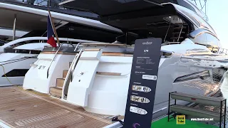 2022 Princess S78 Luxury yacht - Walkaround Tour - 2021 Cannes Yachting Festival