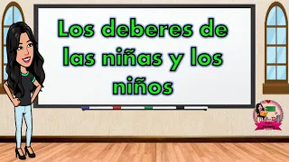 Los deberes de las niñas y los niños