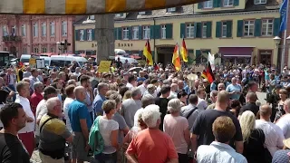 AfD-Demo in Offenburg 18.08.2018 Mord an einem Arzt durch einen Asylbewerber