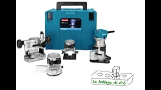 RIFILATORE / FRESATRICE  MAKITA RT0700CX3J // ROUTER MAKITA RT0700CX3J