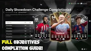 How To Complete DAILY SHOWDOWN CHALLENGE Objectives | EA FC 24 Ultimate Team!