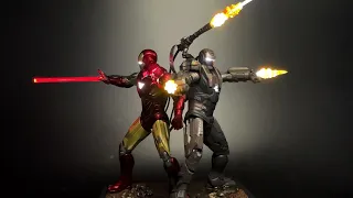 [ZD Toys Custom] How to make Iron Man2 LED Diorama 1/10 Scale