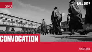 SFU Fall 2019 Convocation: Ceremony A