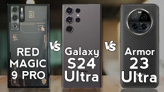 Red Magic 9 Pro vs Samsung S24 Ultra vs Ulefone Armor 23 Ultra