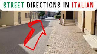 Common Street Directions in Italian  A POV Walking Language Lesson