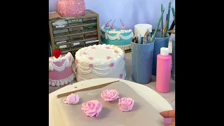 Cake decorating basics. Nail Rose