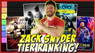 Zack Snyder Film Tier Ranking (w/ Army of the Dead)