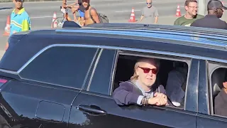 Paul McCartney chegando para show no Maracanã Rio de Janeiro 2023