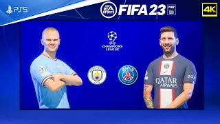 FIFA 23 - PSG Vs Manchester City - UEFA Champions League | PS5™ Next Gen 4K