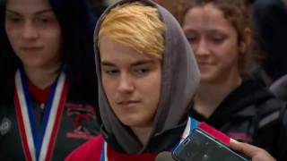 Texas high school transgender wrestler wins state title