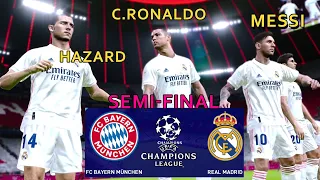 Bayern Munich  vs Real Madrid | CR7,Messi,Neymar / Semi-Final UEFA Champions League - PES 2021