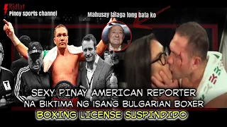 Matindi to! | bulgarian Boxer hindi nakatiis sa mapang akit na sexy pinay american reporter |