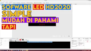 TUTORIAL CARA MEMPROGRAM RUNNING TEXT DENGAN SOFTWARE HD 2020 | HUIDU