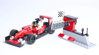 Lego 75879 Speed Champions Scuderia Ferrari SF16-H speed build and review