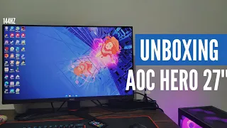 UNBOXING Monitor Gamer AOC Hero 27G2