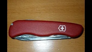 Обзор и модификация ножа  Victorinox Outrider 111 мм