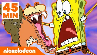 SpongeBob Schwammkopf | 45 MINUTEN mit den SELTSAMSTEN Haustiere in Bikini Bottom | Nickelodeon