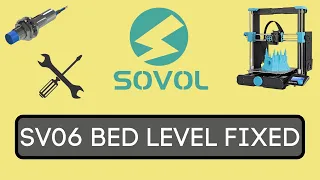 Sovol SV06 BED LEVELING PROBLEM FIXED (ENG SUBS)