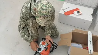 Бензопила STIHL/обкатка бензопила /