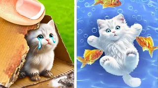 How I saved this Cute Super Kitten *Crazy DIY Haks and Gadgets For Pets*
