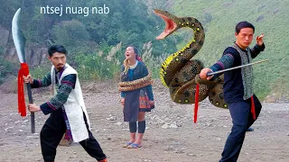 nkauj nab lub neej dai siab snake god lives alone backstage hmoob film