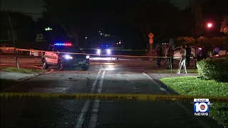 Driver involved in armed robbery dies following crash during police pursuit in Miami-Dade