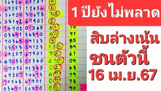 #สิบล่าง3สูตร 1ปียังไม่ผิด ชนเน้น ให้ งวด16เม.ย67