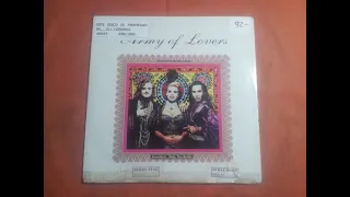 ARMY OF LOVERS.(CRUCIFIED.(JUDAS MIX INSTRUMENTAL.)(12'' MINI LP.)(1992.)