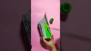 Newspaper pen stand making #shorts #shortvideo #viral #trending #bestoutofwaste