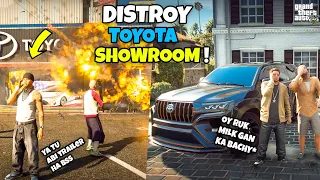 Malik Gangs Revenge Destroy Michael Toyota Showroom | Gangs Series | GTA 5 Pakistan