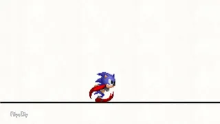 First sonic sprite animation